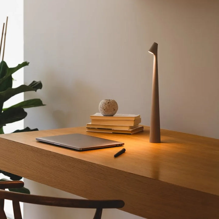 Frendorf | LumiSculpt Moderne LED Tischlampe | Skulpturales Design | Dimmbares Stimmungslicht | Perfekt für Zuhause & Büro