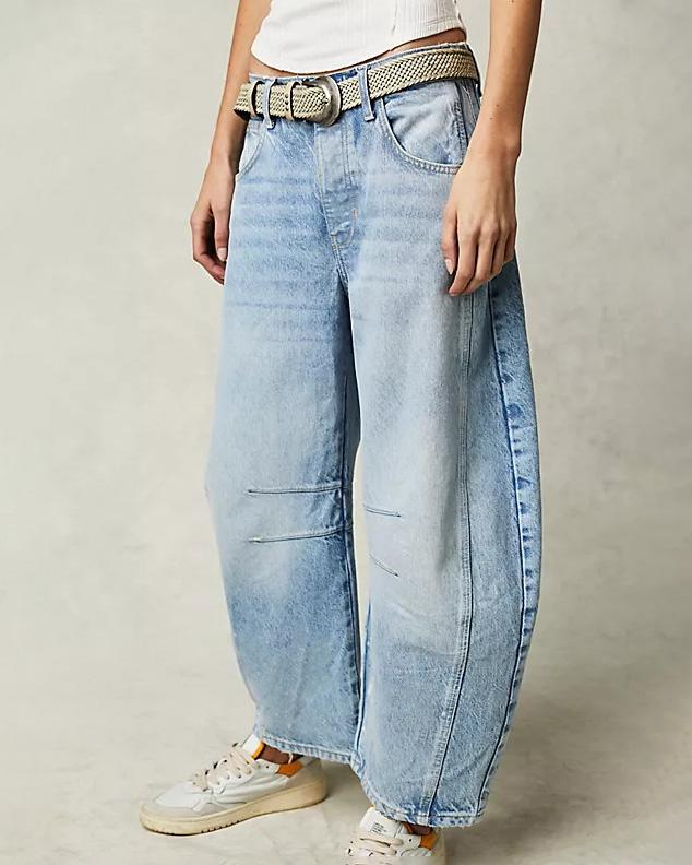 Frendorf | Mid Rise Barrel Jeans für Damen