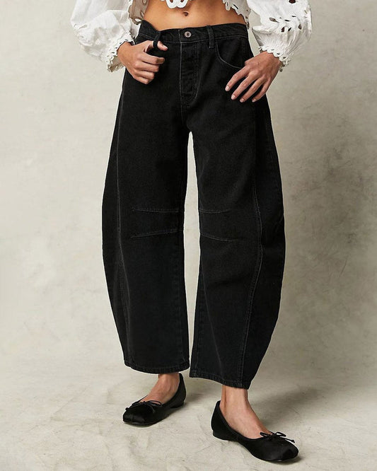 Frendorf | Mid Rise Barrel Jeans für Damen