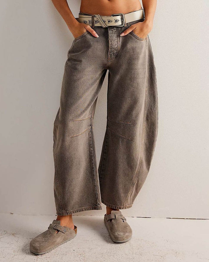 Frendorf | Mid Rise Barrel Jeans für Damen