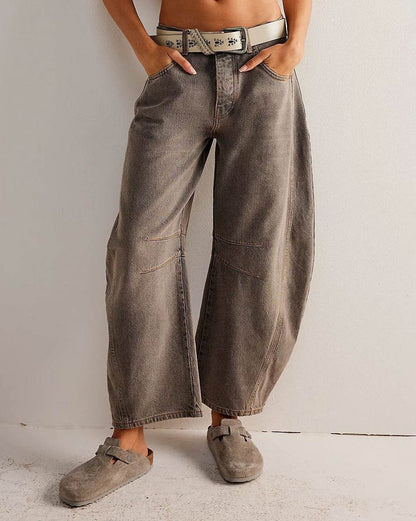 Frendorf | Mid Rise Barrel Jeans für Damen