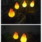 Solar-Außenlichter mit flackernder Flamme, Solarlichter für außen, wasserdichte LED-Flammenfackeln, Solar-Außenlichter für Camping Garten Landschaft Patio Weg Außendekoration