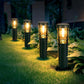 Solar-Weglichter, Solar-Außenlichter bis zu 14 Std. Außen wasserdicht, IP65 wasserdichte Solar-Gartenlichter für Pfade Weg Gehweg