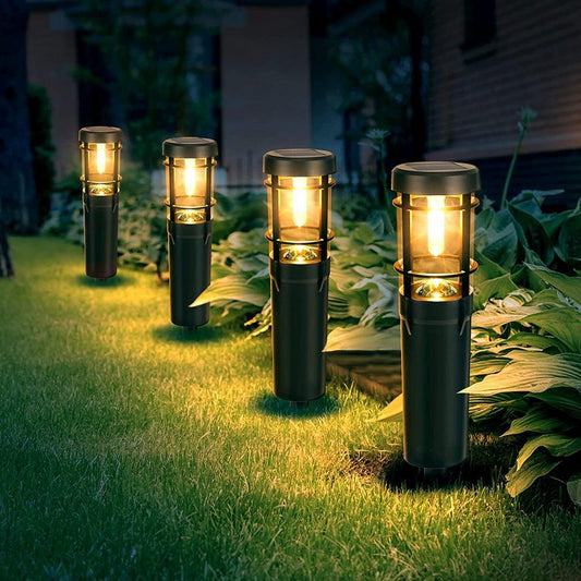 Solar-Weglichter, Solar-Außenlichter bis zu 14 Std. Außen wasserdicht, IP65 wasserdichte Solar-Gartenlichter für Pfade Weg Gehweg