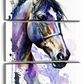 Frendorf | Lila Pferd Aquarell Wandkunst