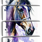 Frendorf | Lila Pferd Aquarell Wandkunst