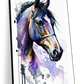 Frendorf | Lila Pferd Aquarell Wandkunst