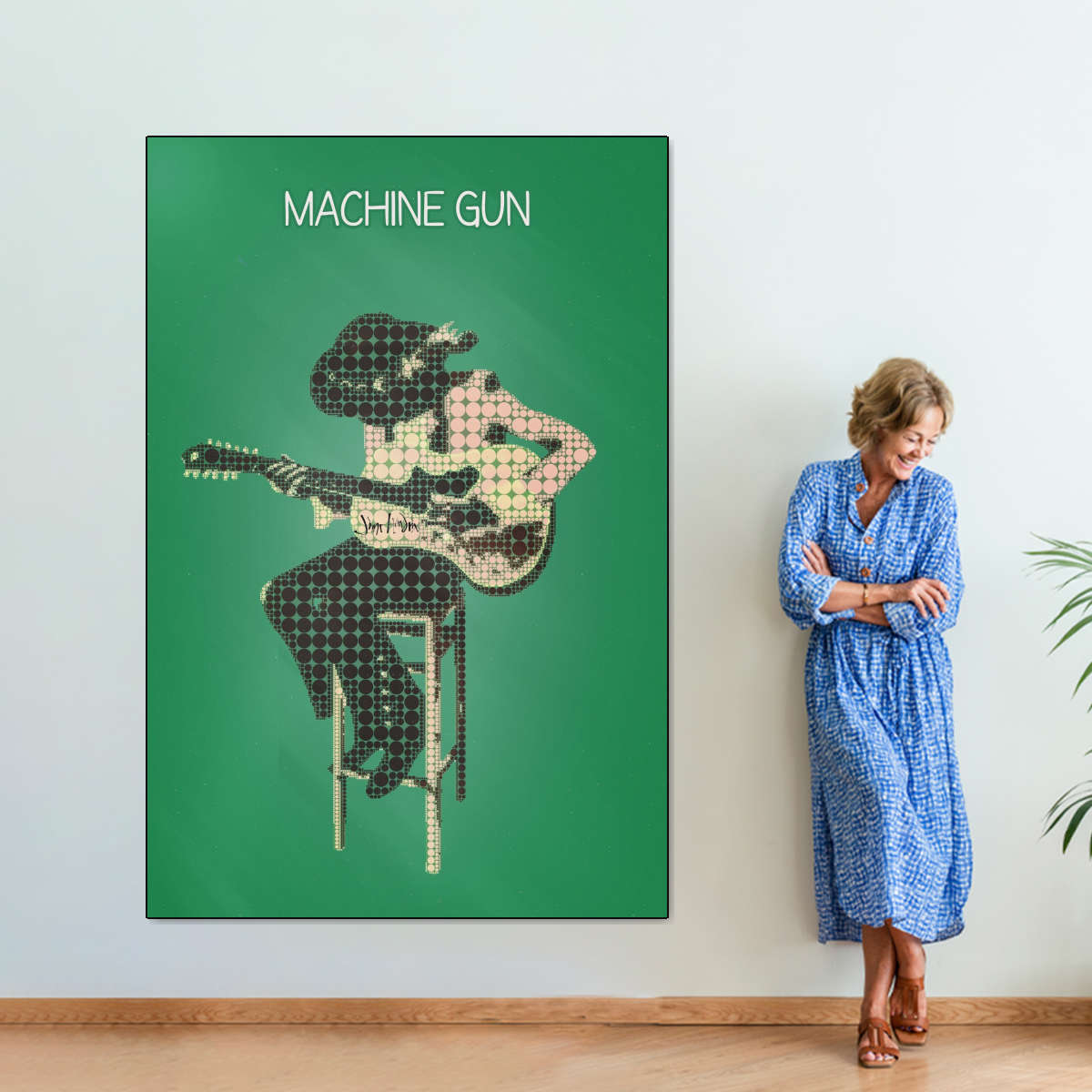 Frendorf | Maschinengewehr Wandkunst