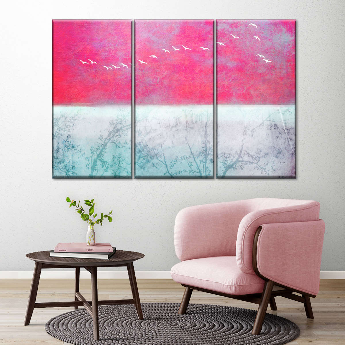 Frendorf | Rosa Sommer Wandkunst