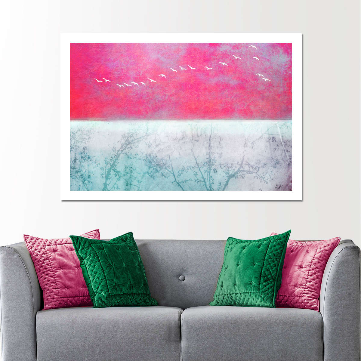 Frendorf | Rosa Sommer Wandkunst
