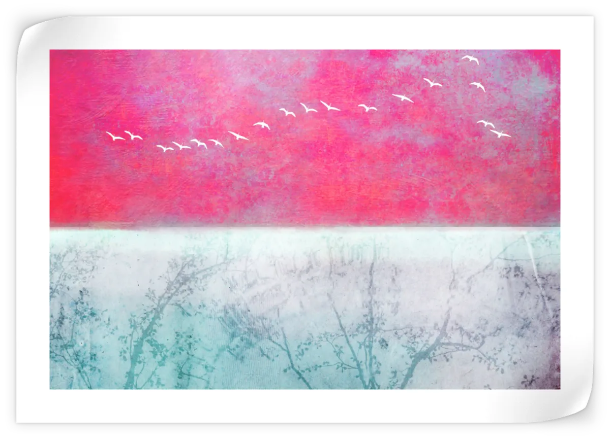Frendorf | Rosa Sommer Wandkunst