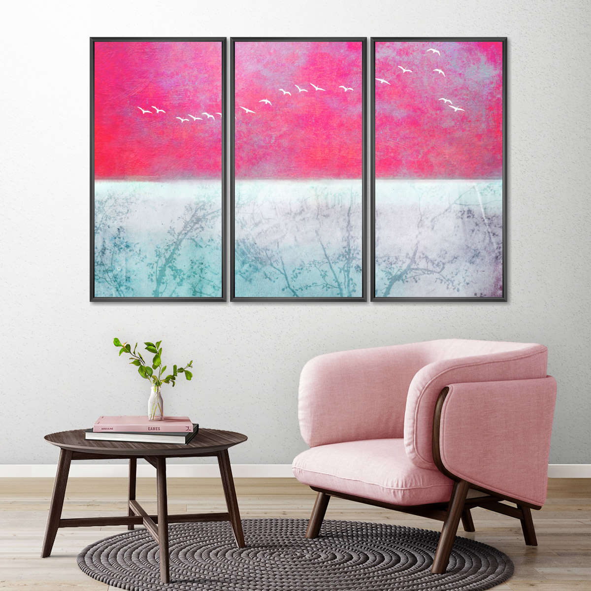 Frendorf | Rosa Sommer Wandkunst