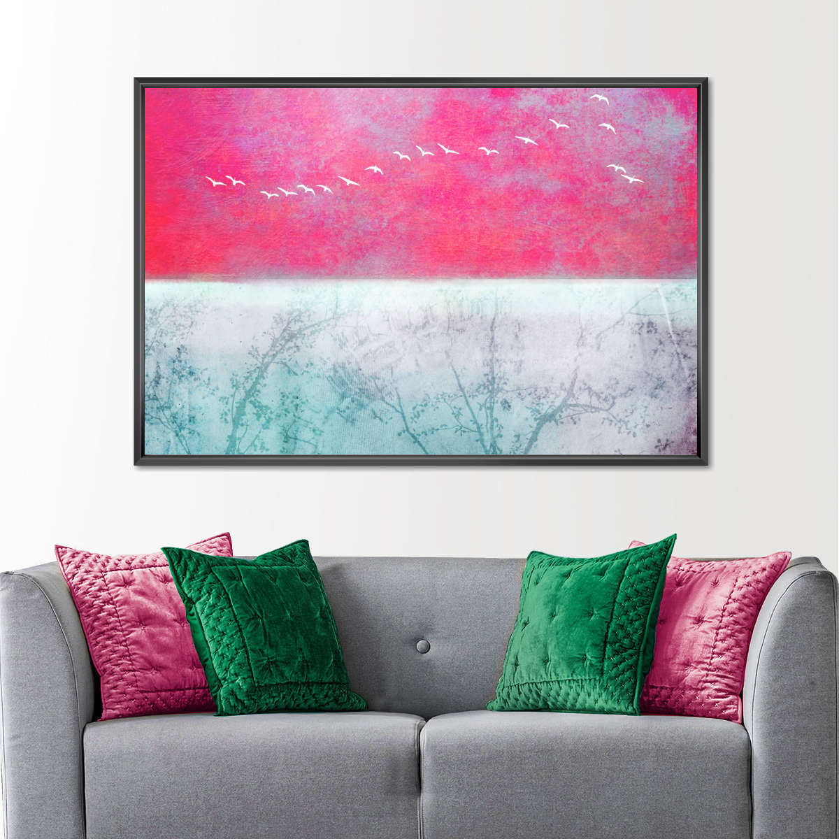 Frendorf | Rosa Sommer Wandkunst