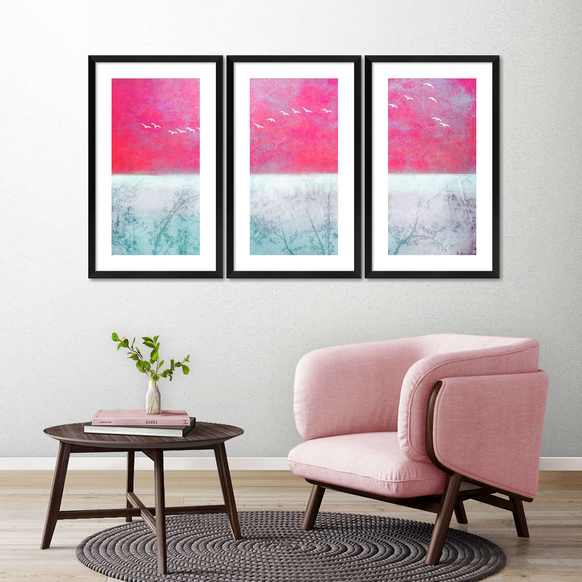 Frendorf | Rosa Sommer Wandkunst