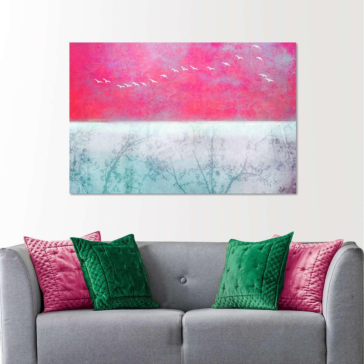 Frendorf | Rosa Sommer Wandkunst