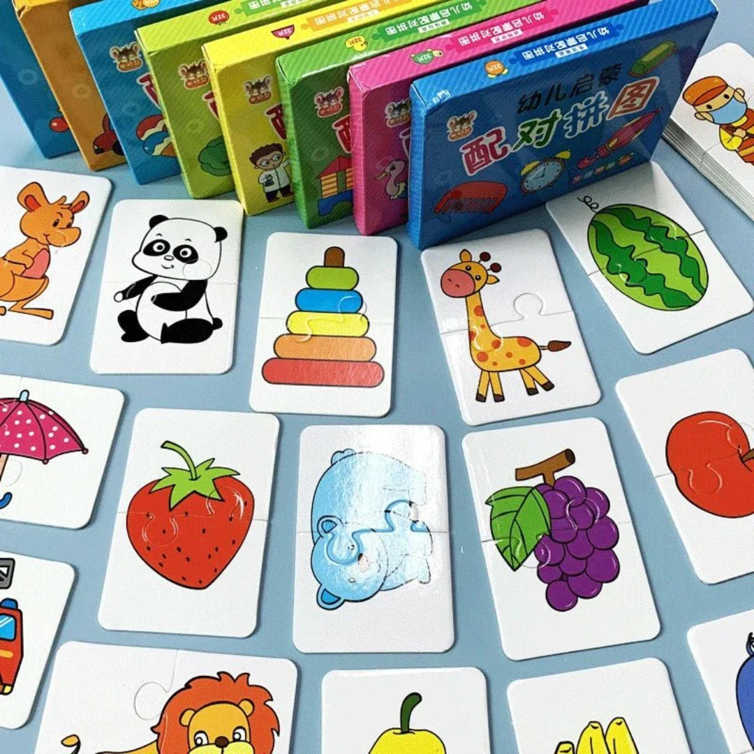 Frendorf | Karten-Memo-Spiel für Kinder – Fördert spielerisch Gedächtnis & Konzentration (1+1 Gratis)