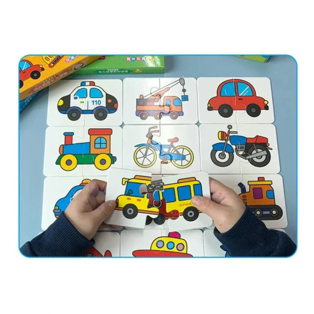 Frendorf | Karten-Memo-Spiel für Kinder – Fördert spielerisch Gedächtnis & Konzentration (1+1 Gratis)