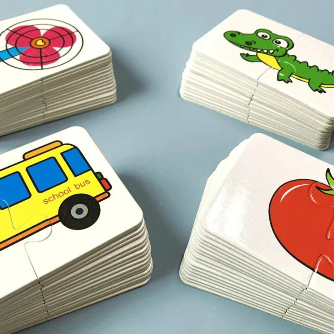 Frendorf | Karten-Memo-Spiel für Kinder – Fördert spielerisch Gedächtnis & Konzentration (1+1 Gratis)
