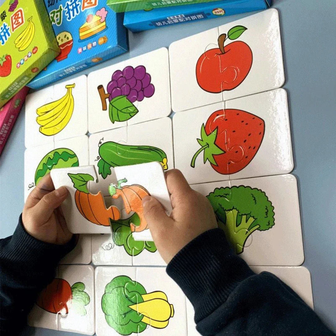 Frendorf | Karten-Memo-Spiel für Kinder – Fördert spielerisch Gedächtnis & Konzentration (1+1 Gratis)