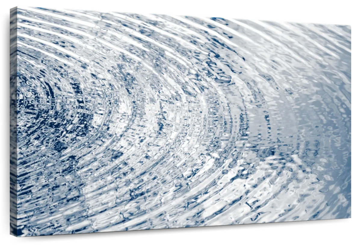 Frendorf | Ripples Indigo II Wandkunst