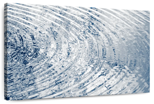 Frendorf | Ripples Indigo II Wandkunst