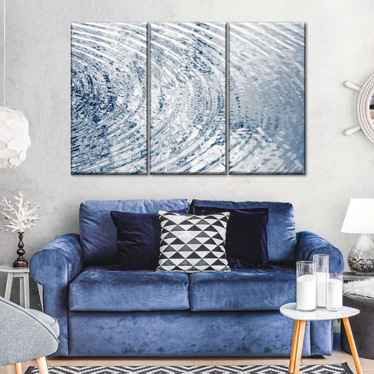 Frendorf | Ripples Indigo II Wandkunst