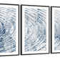 Frendorf | Ripples Indigo II Wandkunst