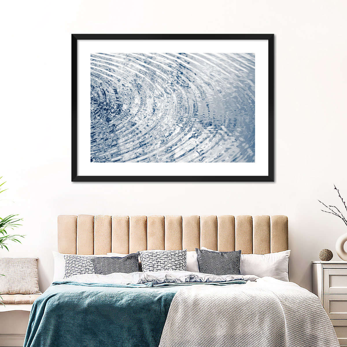 Frendorf | Ripples Indigo II Wandkunst