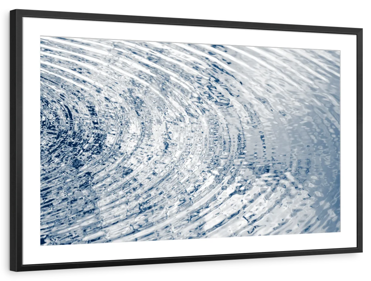 Frendorf | Ripples Indigo II Wandkunst