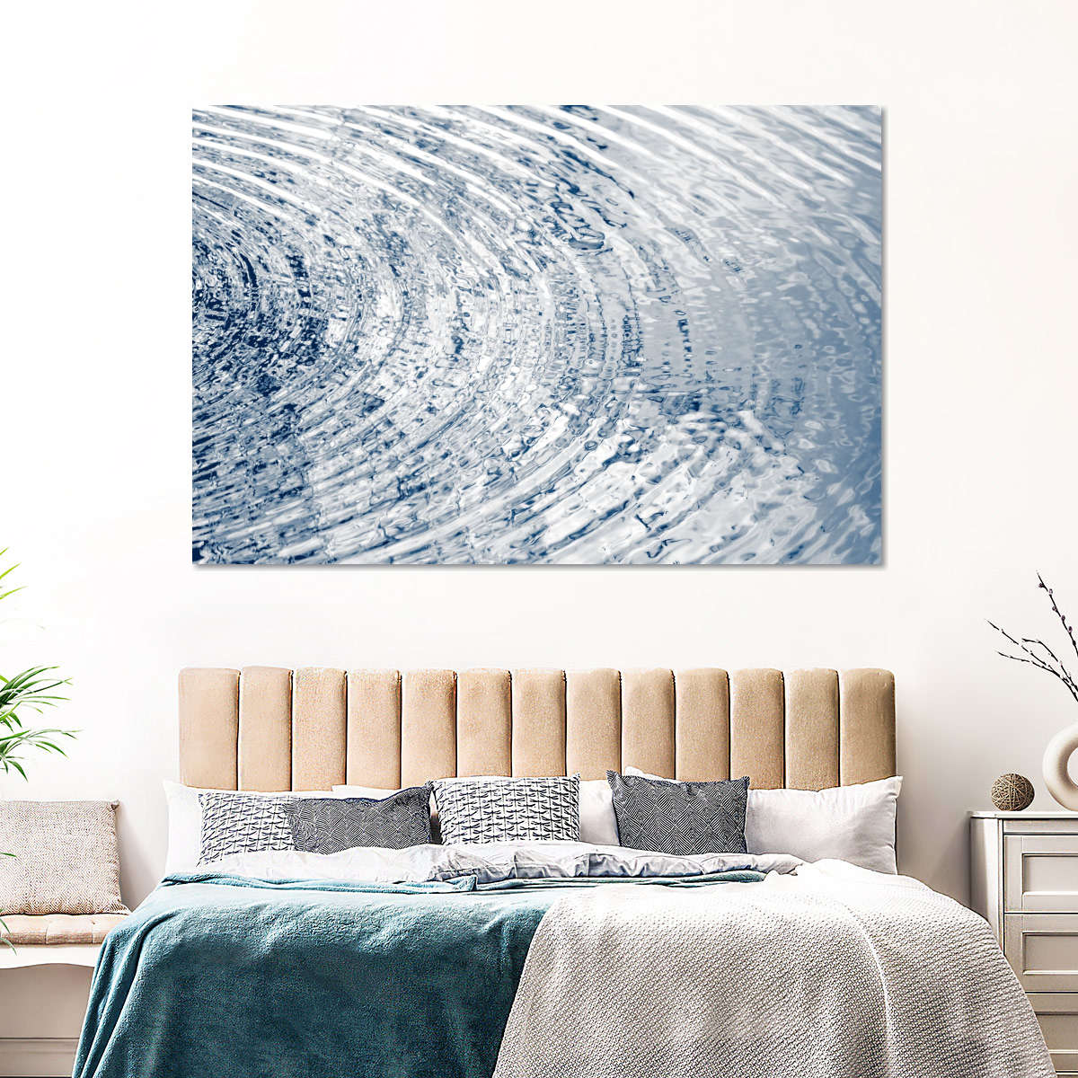 Frendorf | Ripples Indigo II Wandkunst