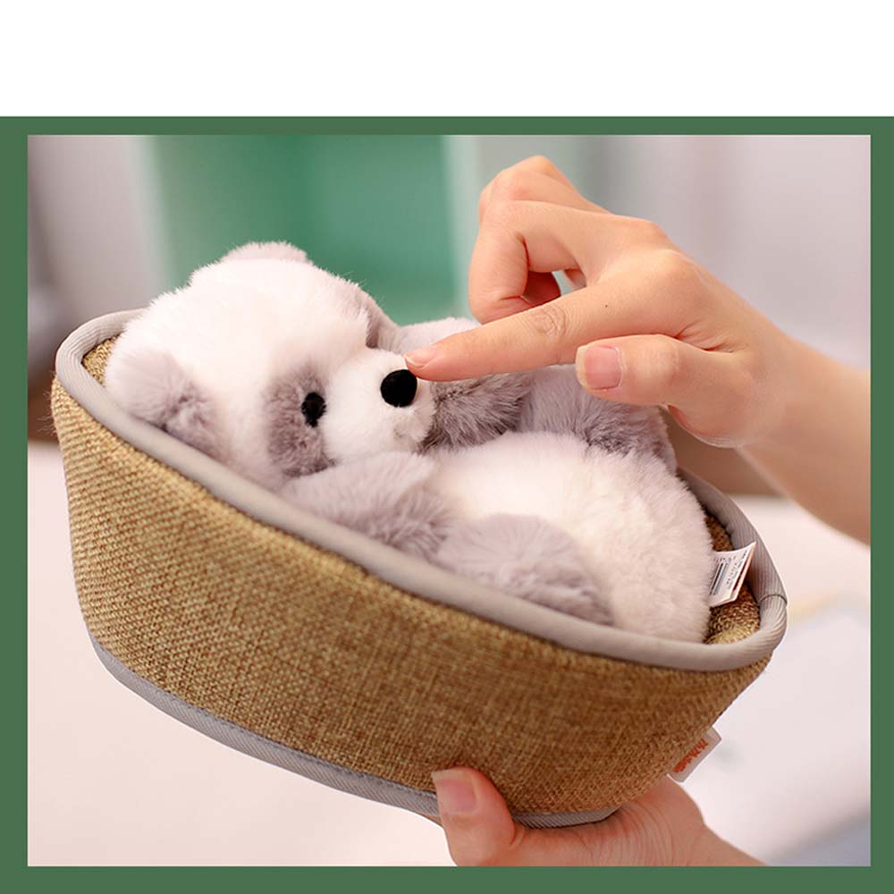 Frendorf | Kawaii Baby Panda Im Korb Plüschtier