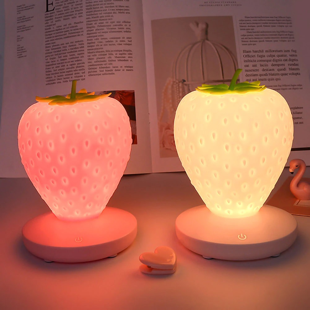 Kawaii Erdbeere Nachtlicht