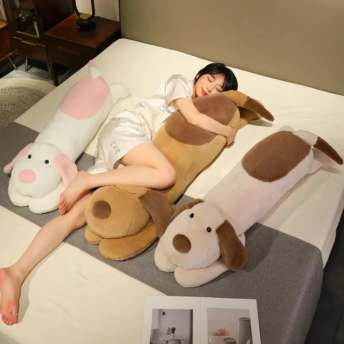 Frendorf | Snoozie der schläfrige Welpe Kissen zum Umarmen