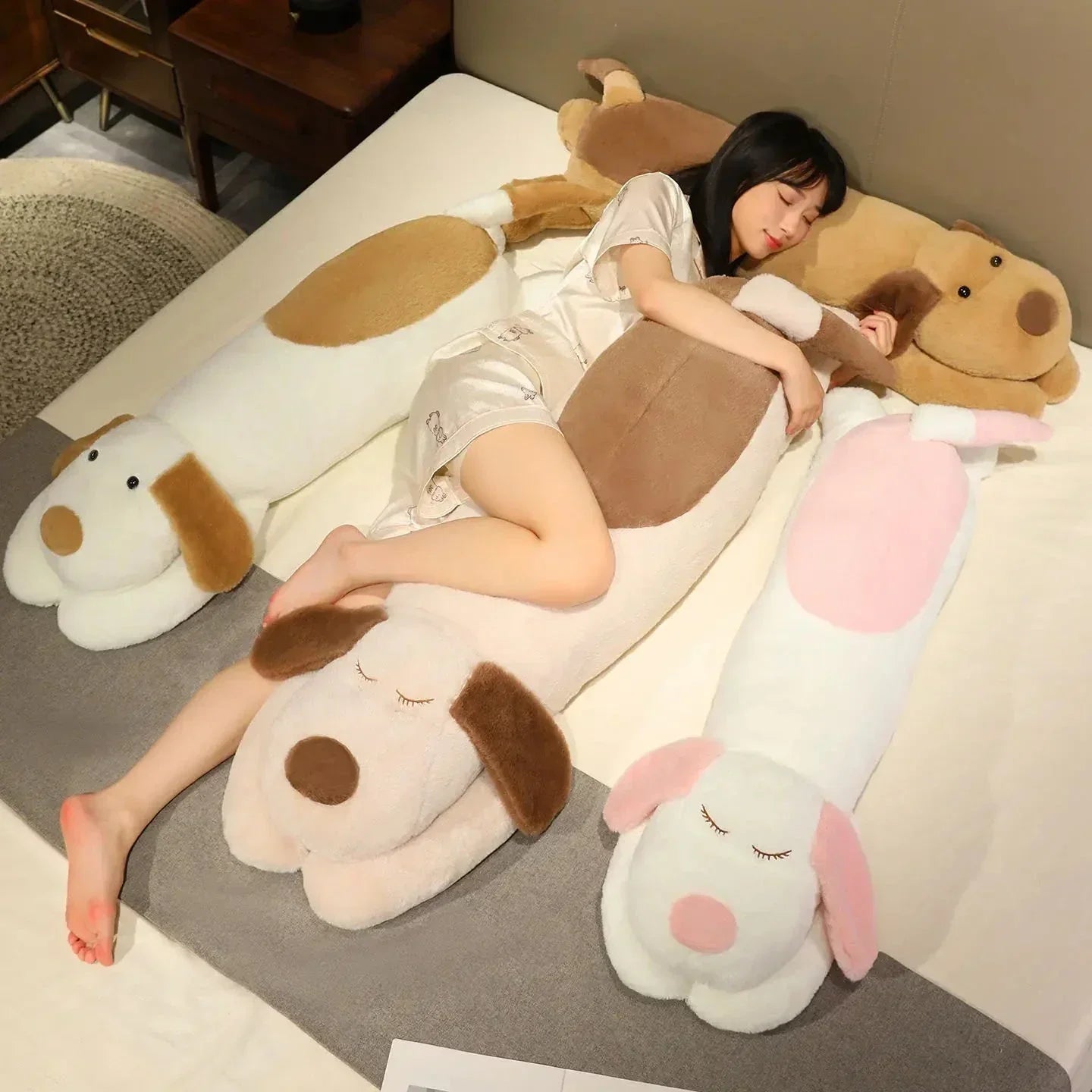 Frendorf | Snoozie der schläfrige Welpe Kissen zum Umarmen