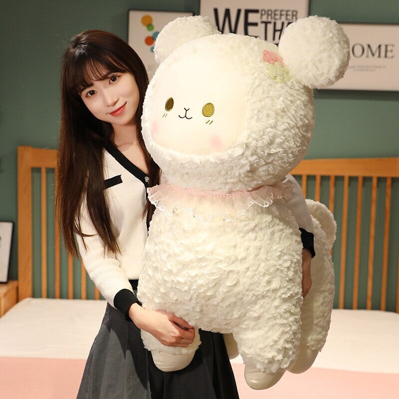 Frendorf | Süßes Flauschiges Stehendes Lamm Familie