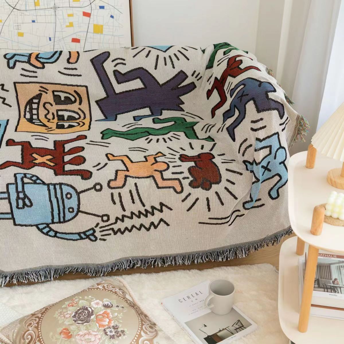 Frendorf | Keith Haring Puzzle-Wurfdecke