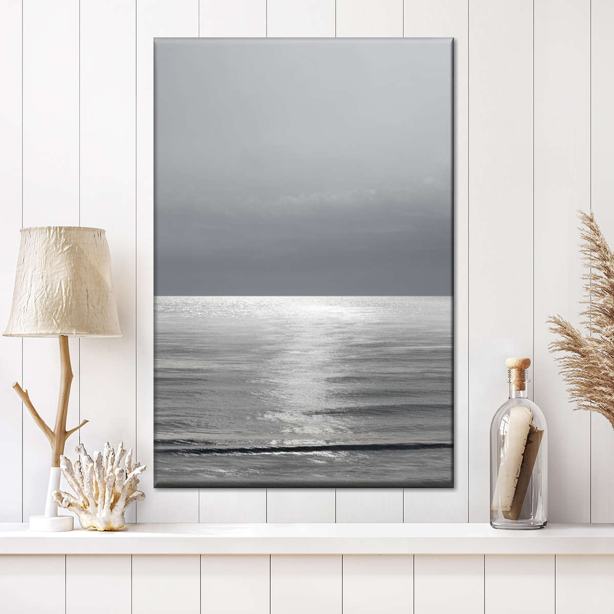 Frendorf | Moonlit Ocean Gray III Wandkunst