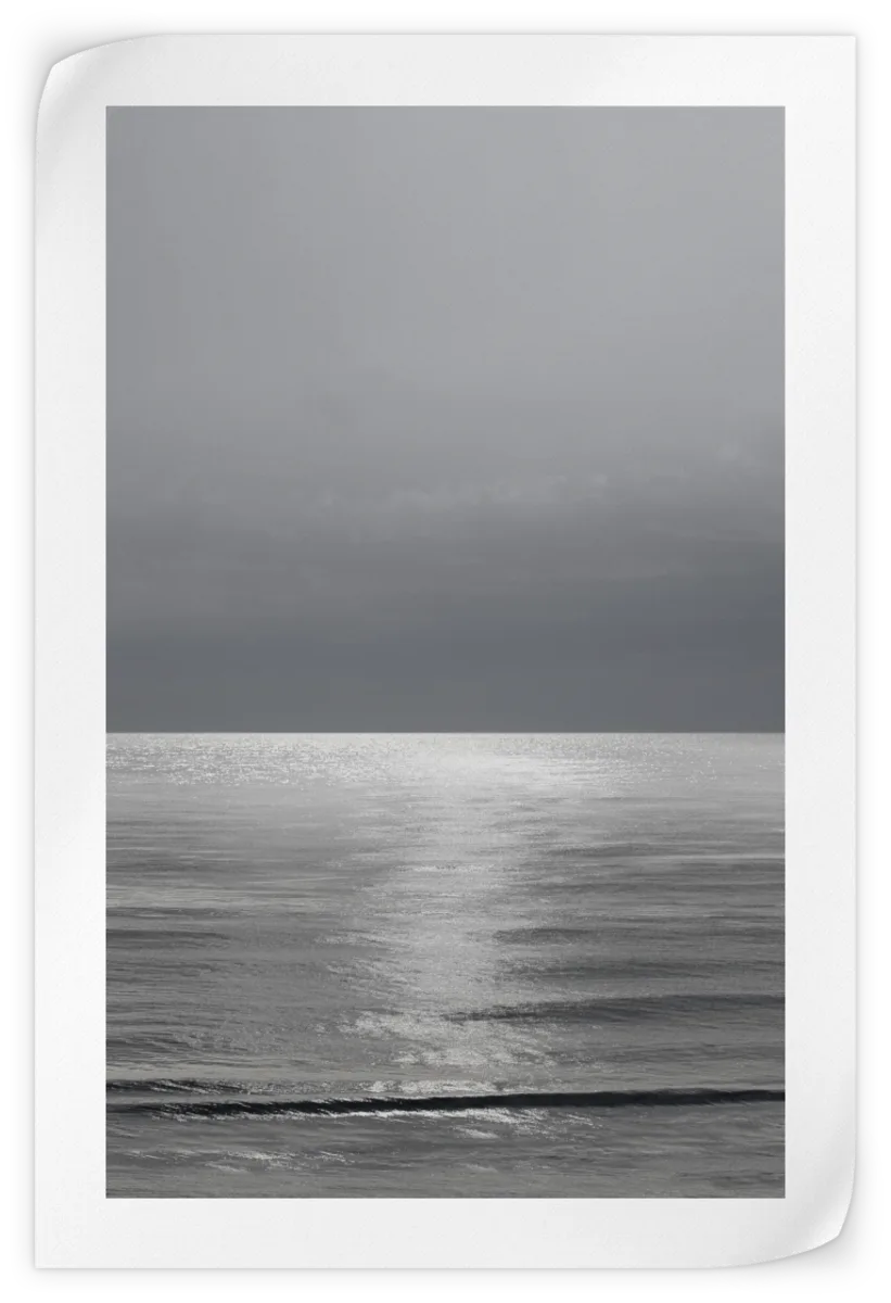 Frendorf | Moonlit Ocean Gray III Wandkunst