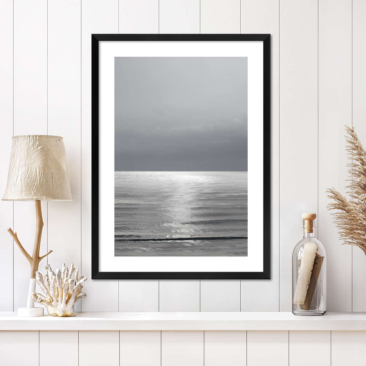 Frendorf | Moonlit Ocean Gray III Wandkunst