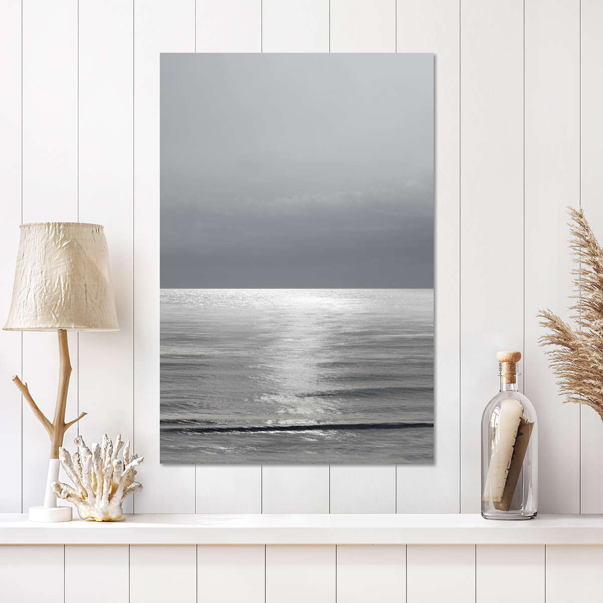 Frendorf | Moonlit Ocean Gray III Wandkunst