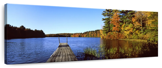 Frendorf | Herbstfarben entlang eines New England Sees Wandkunst