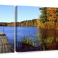 Frendorf | Herbstfarben entlang eines New England Sees Wandkunst