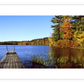 Frendorf | Herbstfarben entlang eines New England Sees Wandkunst