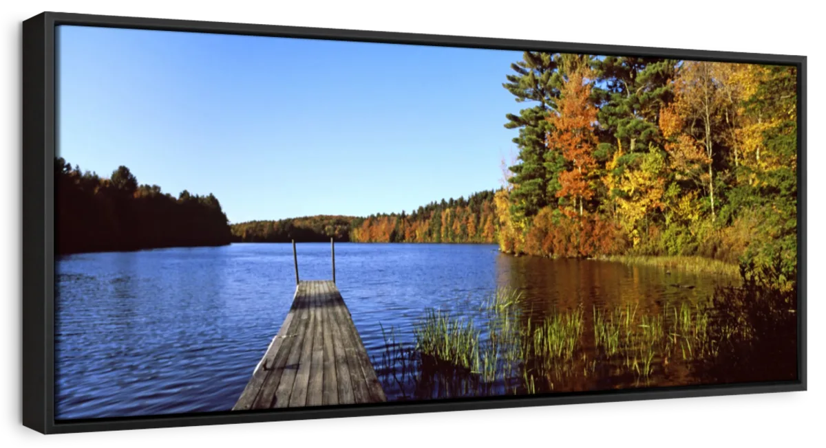 Frendorf | Herbstfarben entlang eines New England Sees Wandkunst