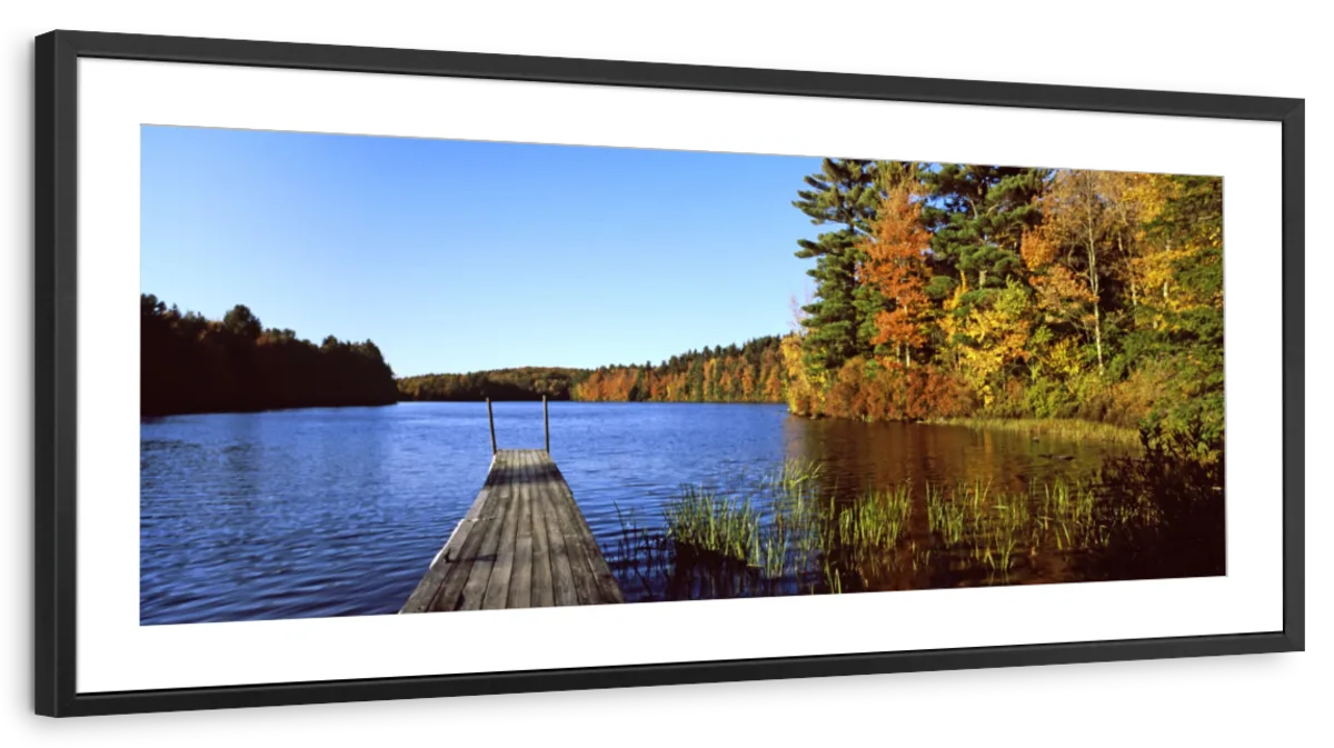 Frendorf | Herbstfarben entlang eines New England Sees Wandkunst