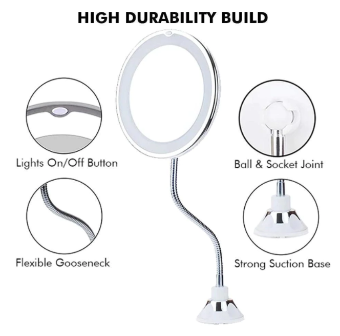 Frendorf | 10x Zoom LED Make-up Spiegel