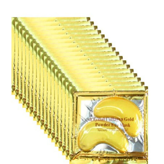 Frendorf | 24K 30 Stück Kollagen Gold Augenmaske Goldene Kristall-Patches 30er Pack