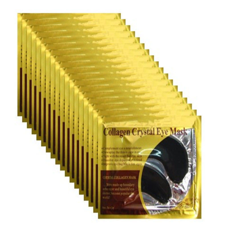Frendorf | 24K 30 Stück Kollagen Gold Augenmaske Goldene Kristall-Patches 30er Pack