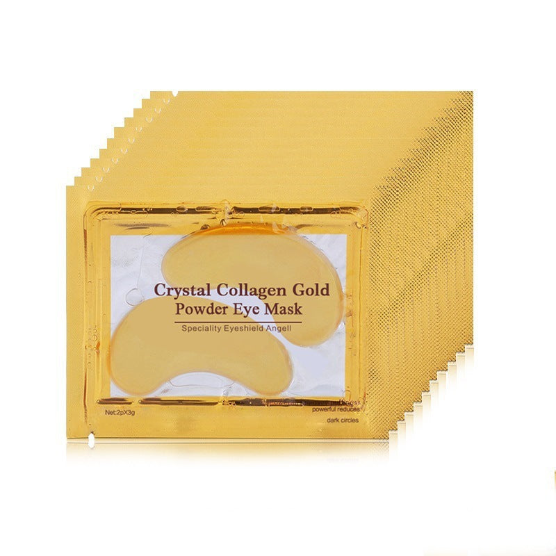 Frendorf | 24K 30 Stück Kollagen Gold Augenmaske Goldene Kristall-Patches 30er Pack