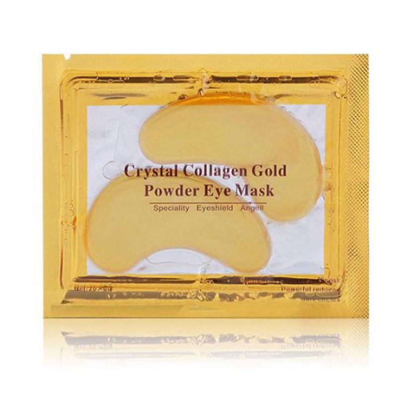 Frendorf | 24K 30 Stück Kollagen Gold Augenmaske Goldene Kristall-Patches 30er Pack